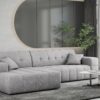 Ecksofa Eckouch Wohnzimmer NIMES stilvol viele farben Stoff Perfect Harmony Links/Rechts