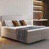 Boxspringbett mit zwei matratze und topper SEVI II stoff Scala