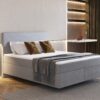 Boxspringbett mit zwei matratze und topper SEVI II stoff Scala