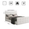 Boxspringbett mit bettkasten und matratze, topper Schlafzimmerbett ROMA Kunstleder