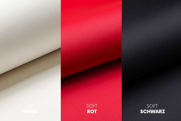 Boxspringbett mit bettkasten und matratze, topper Schlafzimmerbett ROMA Kunstleder