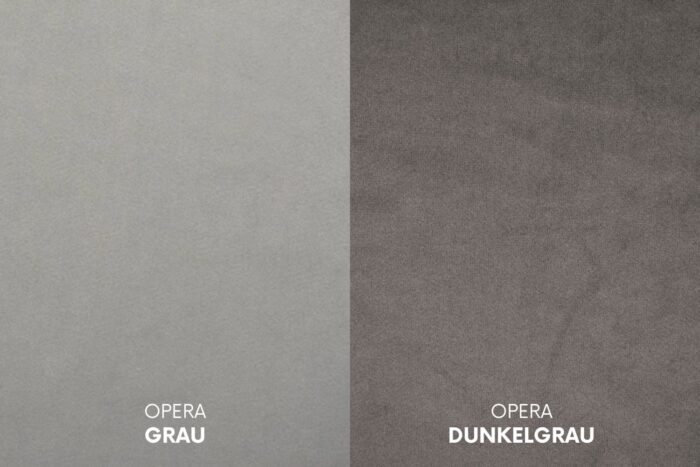 Boxspringbett mit zwei matratze und topper SEVI III stoff Opera