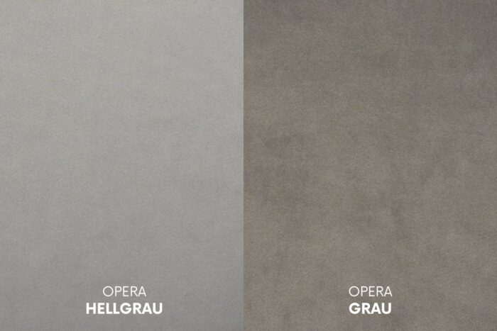 Boxspringbett mit zwei matratze und topper SEVI IV stoff Opera