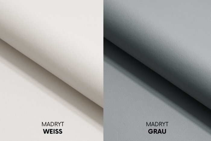 Boxspringbett mit zwei matratze und topper SEVI stoff Madryt