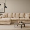 Ecksofa mit schlaffunktion und bettkasten, Sofa L-form, Couch L-form Gabon stoff Zoom