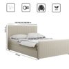 Boxspringbett mit bettkasten matratze topper LATINO viele Größen und viele Farben stoff Velvet