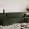 Ecksofa mit schlaffunktion und bettkasten, Sofa U-form, Couch U-form BEST stoff Neve