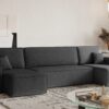 Ecksofa mit schlaffunktion und bettkasten, Sofa U-form, Couch U-form BEST stoff Neve