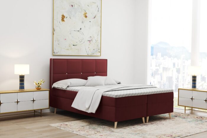 manila_59 Boxspringbett mit bettkasten matratze topper MANILA viele Größen und viele Farben stoff Riviera