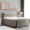 Boxspringbett mit bettkasten matratze topper, Doppelbett VERA stoff Riviera