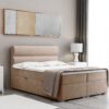 Boxspringbett mit bettkasten matratze topper, Doppelbett VERA stoff Riviera