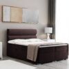 Boxspringbett mit bettkasten matratze topper, Doppelbett VERA stoff Riviera