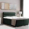 Boxspringbett mit bettkasten matratze topper, Doppelbett VERA stoff Riviera