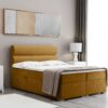 Boxspringbett mit bettkasten matratze topper, Doppelbett VERA stoff Riviera