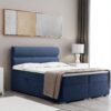Boxspringbett mit bettkasten matratze topper, Doppelbett VERA stoff Riviera