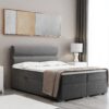 Boxspringbett mit bettkasten matratze topper, Doppelbett VERA stoff Riviera