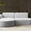Ecksofa Designer MODENA STUDIO stoff Dicker cord Poso