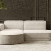 Ecksofa Designer MODENA STUDIO stoff Dicker cord Poso