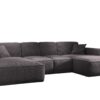 Ecksofa, Eckcouch U form, Wohnzimmer Couch Large 342cm SIENA stoff Poso