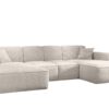 Ecksofa, Eckcouch U form, Wohnzimmer Couch Large 342cm SIENA stoff Poso