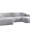 Ecksofa, Eckcouch U form, Wohnzimmer Couch Large 342cm SIENA stoff Poso