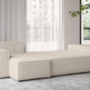 Ecksofa mit schlaffunktion und bettkasten, Ecksofa L-Form, Eckcouch L-Form BEST stoff Abriamo