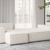 Ecksofa mit schlaffunktion und bettkasten, Ecksofa L-Form, Eckcouch L-Form BEST stoff Abriamo