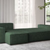 Ecksofa mit schlaffunktion und bettkasten, Ecksofa L-Form, Eckcouch L-Form BEST stoff Abriamo