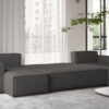 Ecksofa mit schlaffunktion und bettkasten, Sofa U-form, Couch U-form BEST stoff Abriamo