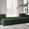 Ecksofa mit schlaffunktion und bettkasten, Sofa U-form, Couch U-form BEST stoff Abriamo