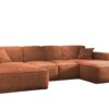 Ecksofa, Eckcouch U form, Wohnzimmer Couch Large 342cm SIENA stoff Poso