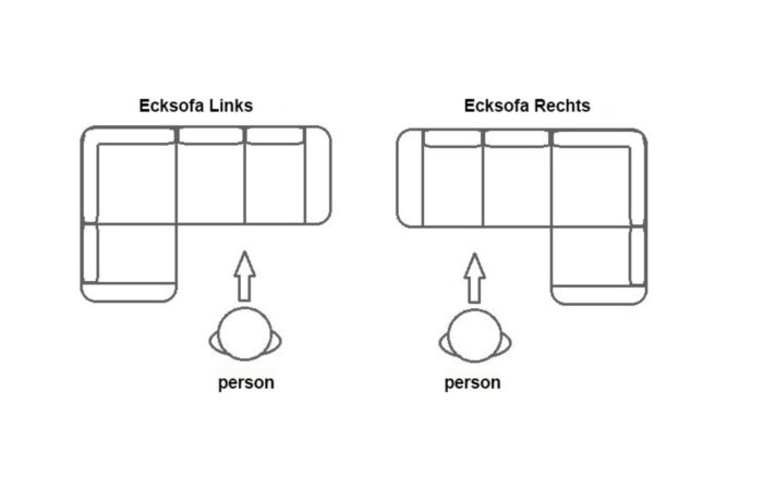 Ecksofa mit schlaffunktion und bettkasten, Eckcouch MILANO XL stoff Poso Dicker Cord