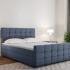 Boxspringbett mit bettkasten und matratze, GesteppteBett, Schlafzimmerbett - MARIN