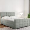 Boxspringbett mit bettkasten und matratze, GesteppteBett, Schlafzimmerbett - MARIN