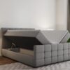 Boxspringbett mit bettkasten und matratze, GesteppteBett, Schlafzimmerbett - MARIN