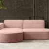 Ecksofa Designer MODENA STUDIO stoff Dicker cord Poso