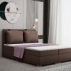Boxspringbett mit bettkasten und matratze, Schlafzimmerbett - TERAMO