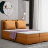 Boxspringbett mit bettkasten und matratze, Schlafzimmerbett - TERAMO
