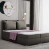 Boxspringbett mit bettkasten und matratze, Schlafzimmerbett - TERAMO