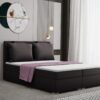 Boxspringbett mit bettkasten und matratze, Schlafzimmerbett - TERAMO