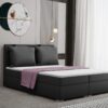 Boxspringbett mit bettkasten und matratze, Schlafzimmerbett - TERAMO