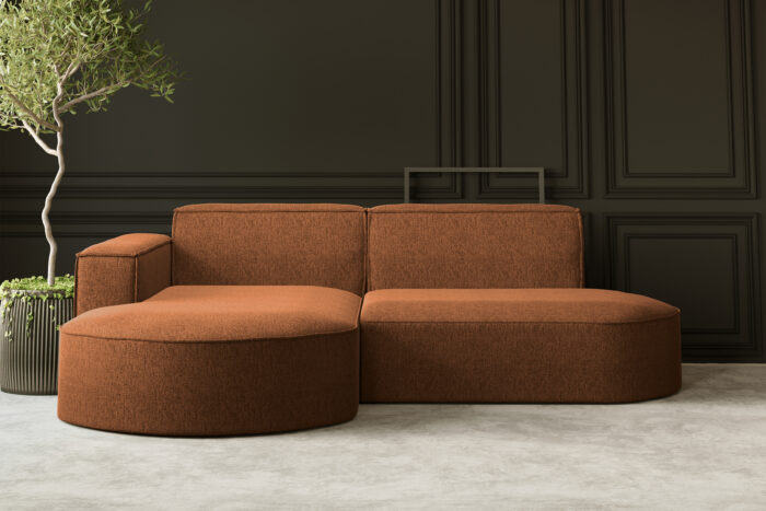 Ecksofa, Sofa L form, Couch L form MODENA STUDIO stoff Verita
