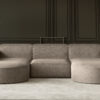 Ecksofa, Sofa U form, Couch U form MODENA STUDIO stoff Verita