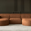 Ecksofa, Sofa U form, Couch U form MODENA STUDIO stoff Verita