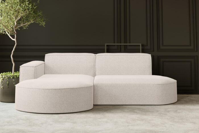 Ecksofa, Sofa L form, Couch L form MODENA STUDIO stoff Verita