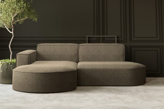 Ecksofa, Sofa L form, Couch L form MODENA STUDIO stoff Verita