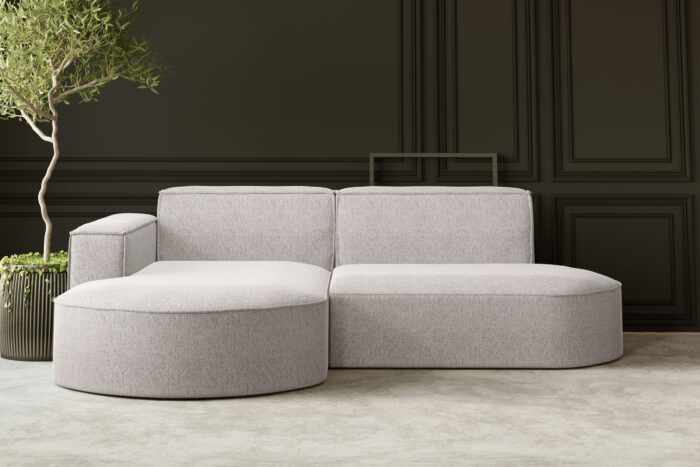Ecksofa, Sofa L form, Couch L form MODENA STUDIO stoff Verita