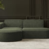 Ecksofa, Sofa L form, Couch L form MODENA STUDIO stoff Verita