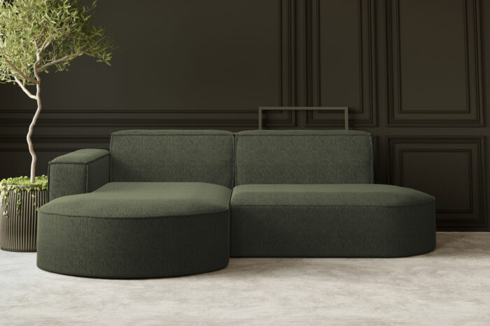Ecksofa, Sofa L form, Couch L form MODENA STUDIO stoff Verita