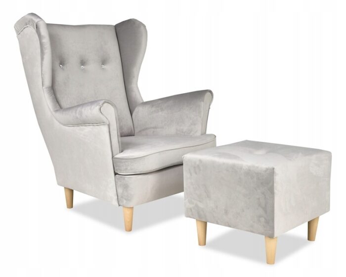 20f76dd7b16be378aafd626dd62a0cbb-1-2.jpg Ohrensessel Sessel mit Sitzkissen grau hellgrau AKSAMIT Geschenk